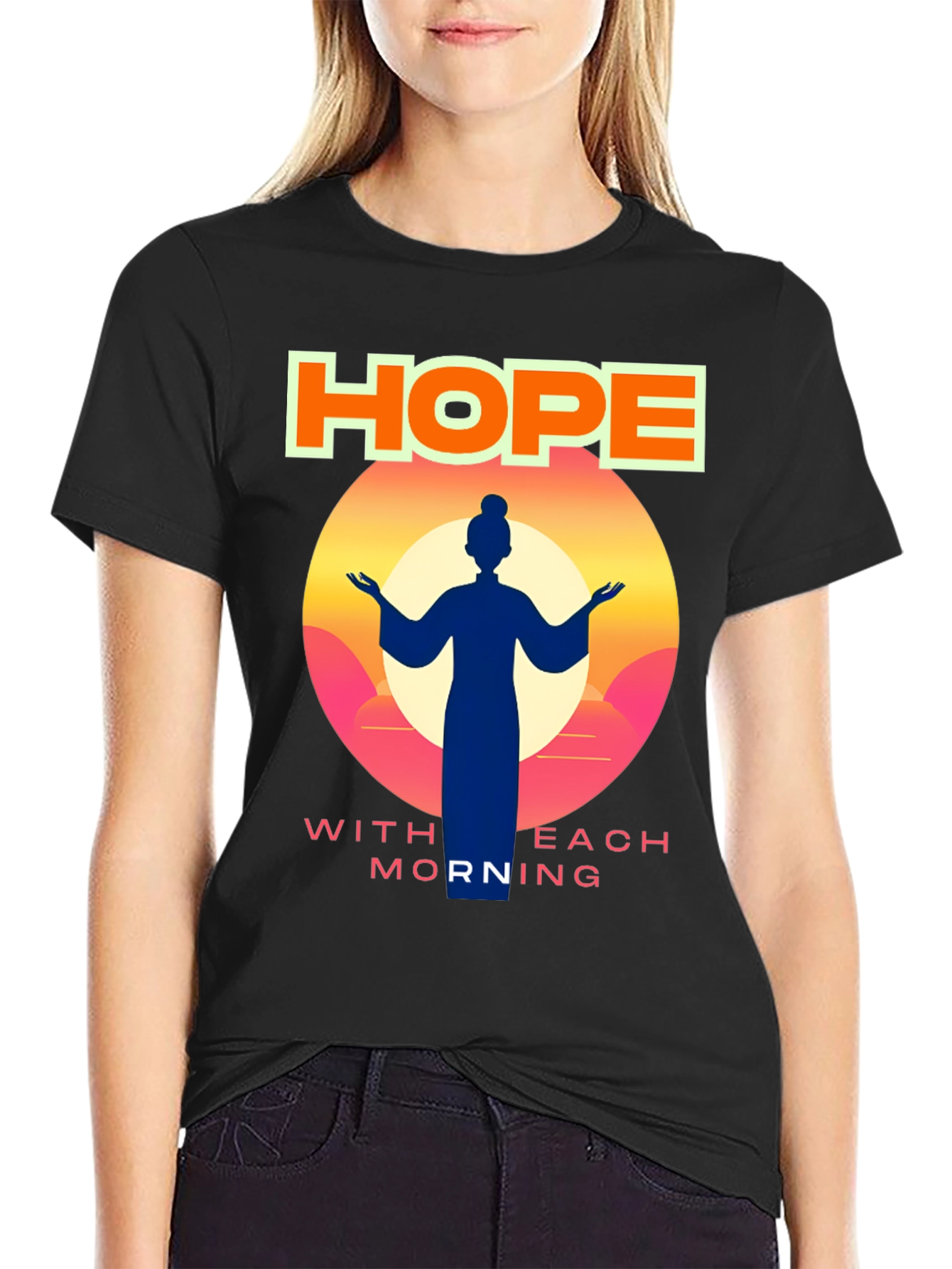 Hope with Each Morning Graphic T-Shirt