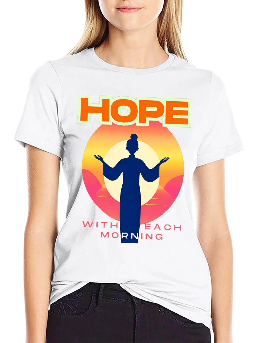 Hope with Each Morning Graphic T-Shirt
