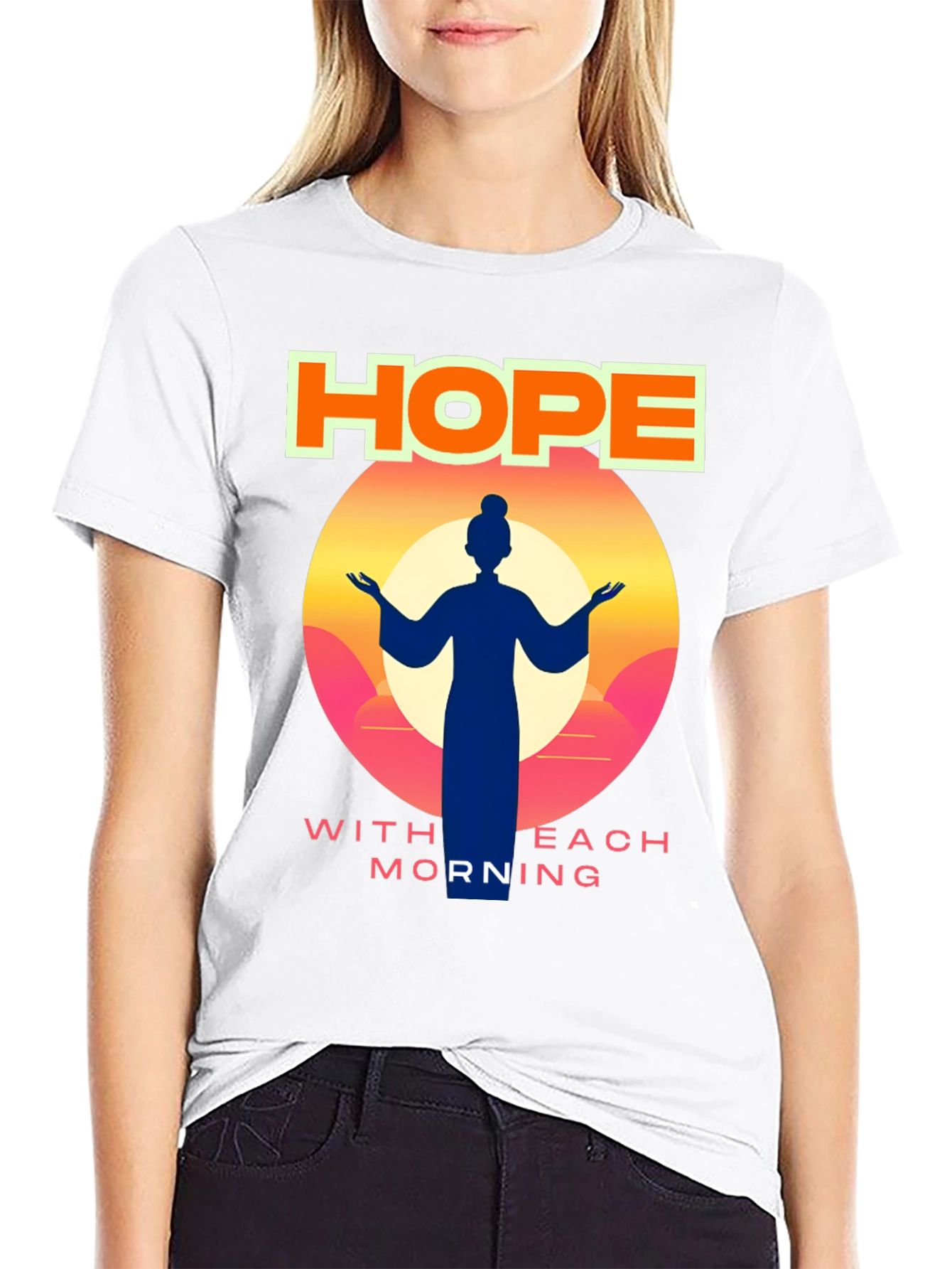 Hope with Each Morning Graphic T-Shirt