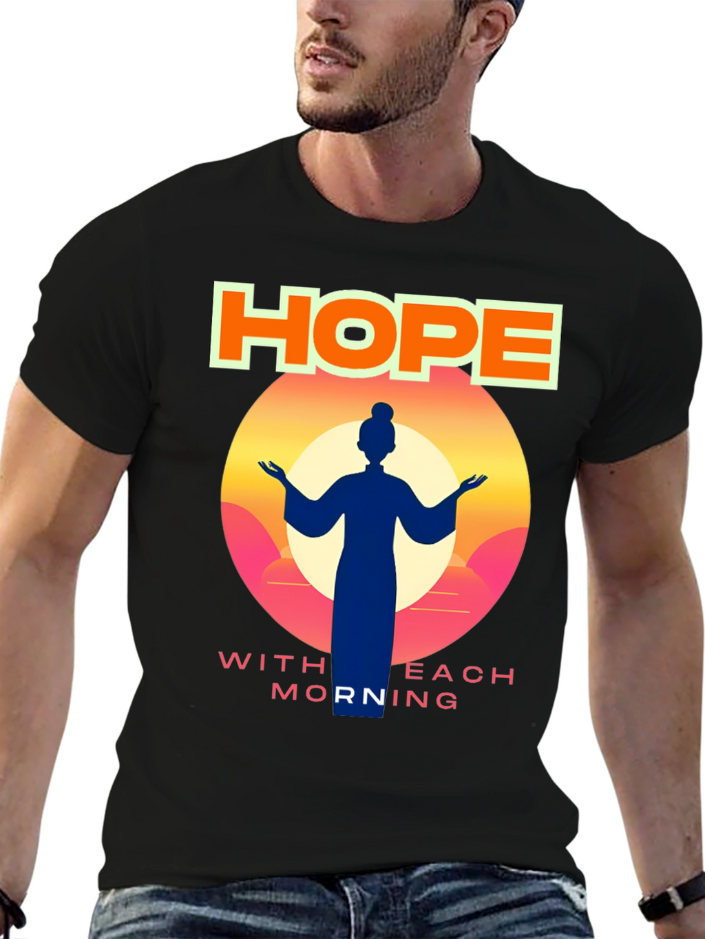 Hope with Each Morning Graphic T-Shirt