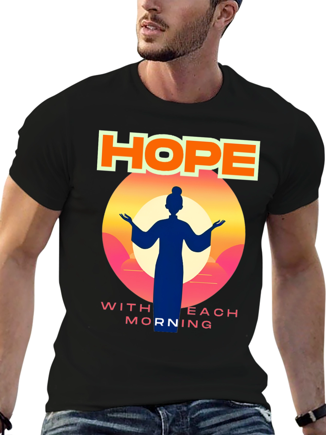 Hope with Each Morning Graphic T-Shirt