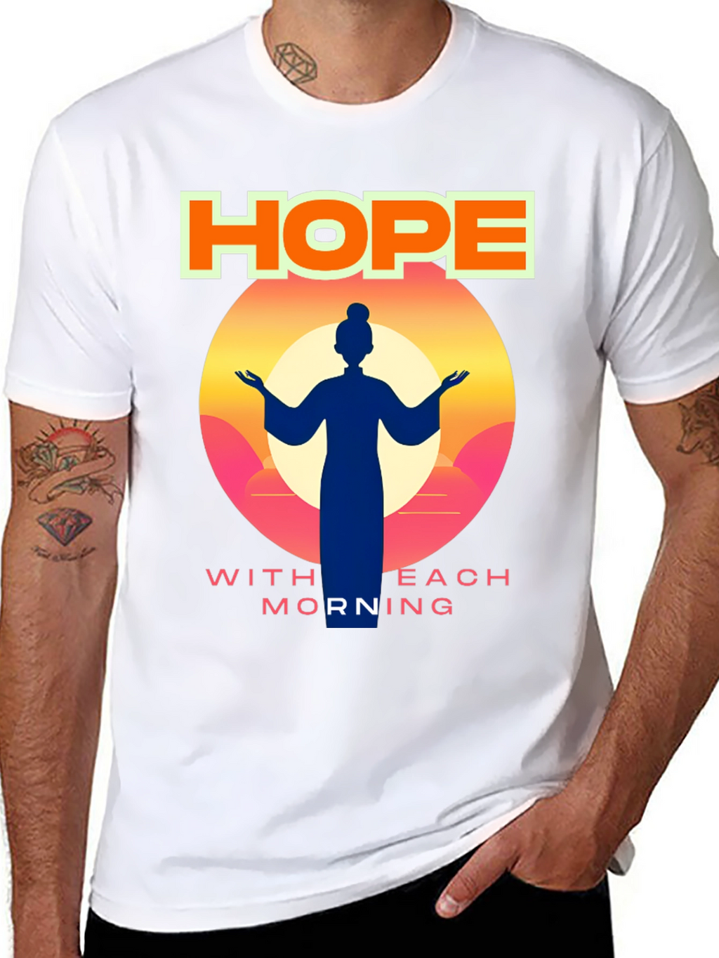Hope with Each Morning Graphic T-Shirt