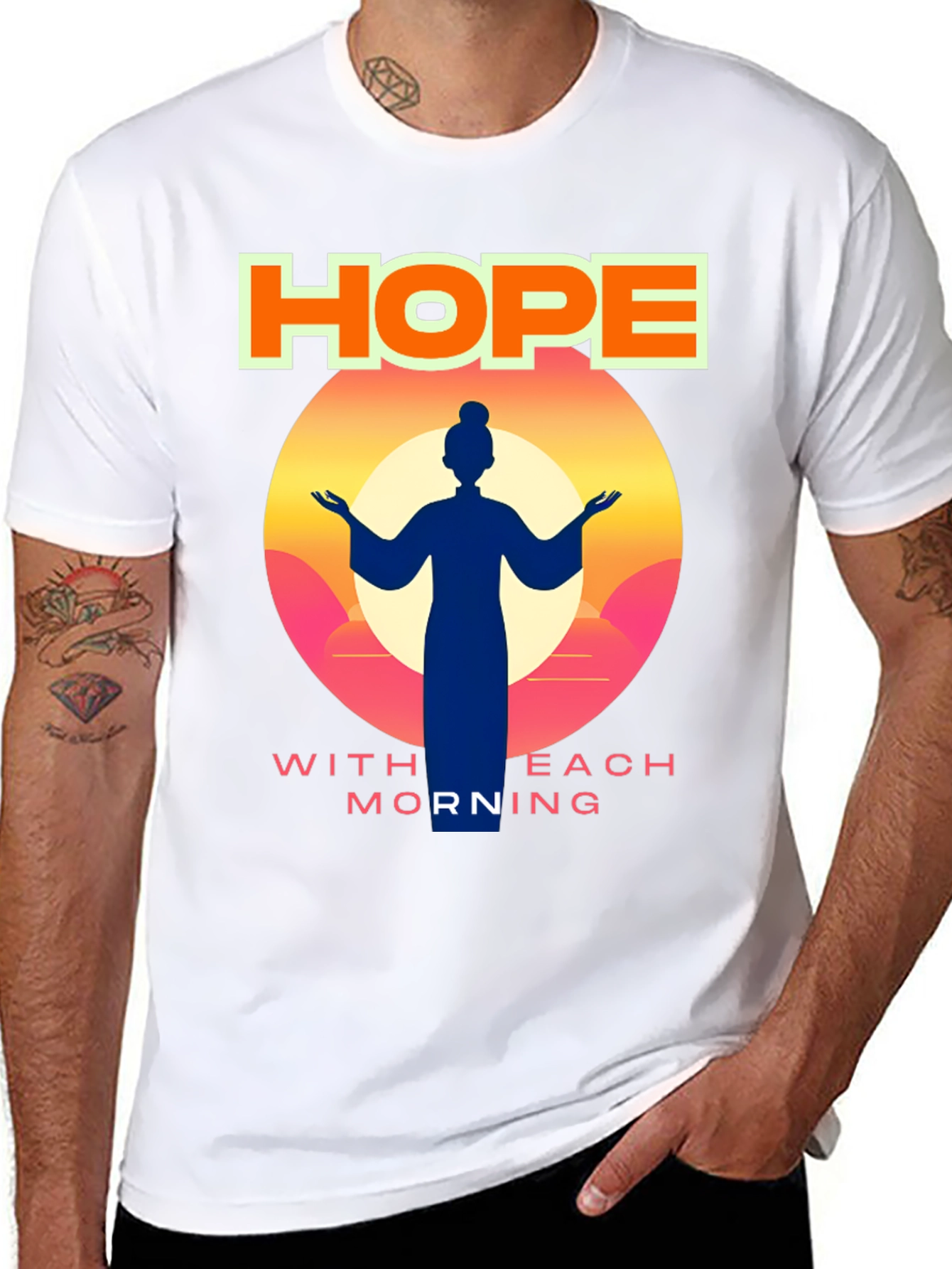 Hope with Each Morning Graphic T-Shirt