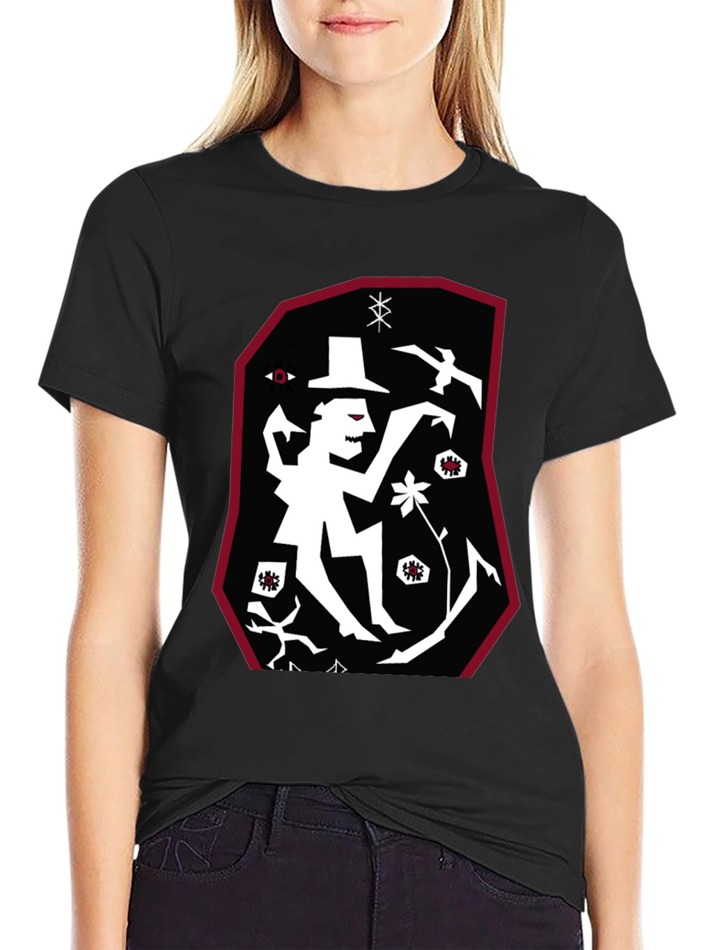 Unique Graphic Print T-Shirt - Eye-Catching Design