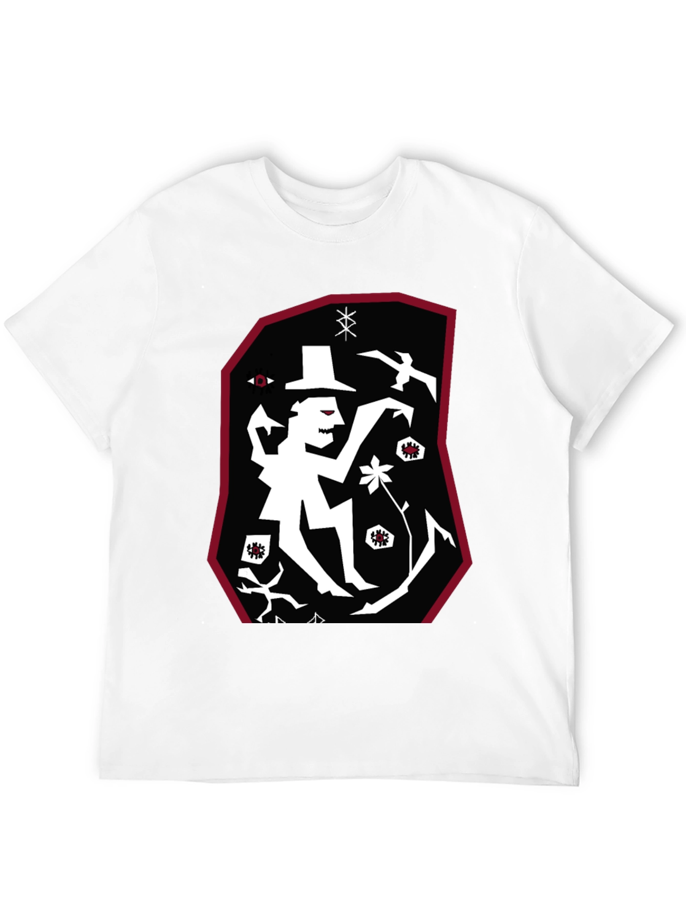 Unique Graphic Print T-Shirt - Eye-Catching Design