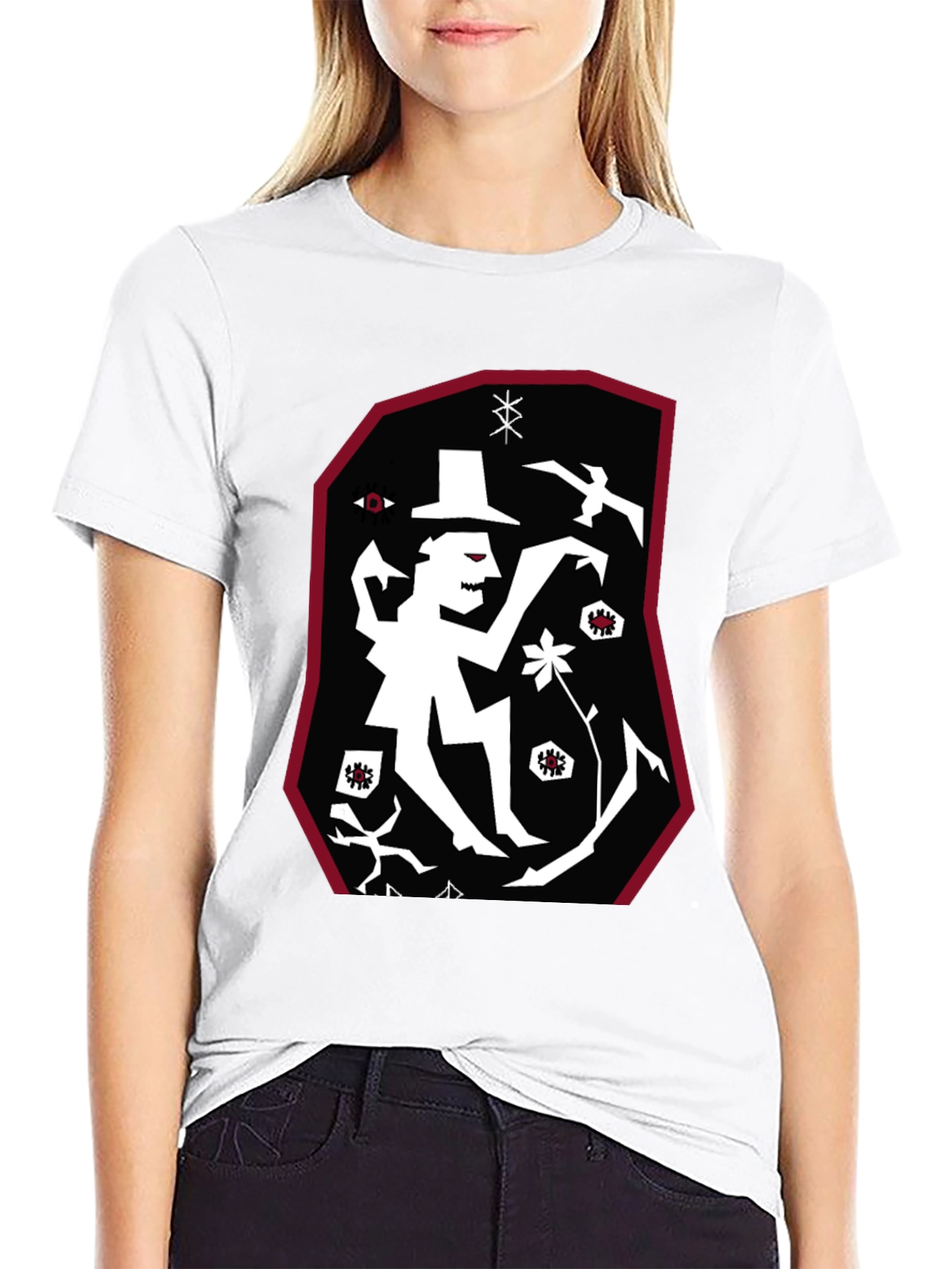 Unique Graphic Print T-Shirt - Eye-Catching Design