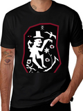 Unique Graphic Print T-Shirt - Eye-Catching Design