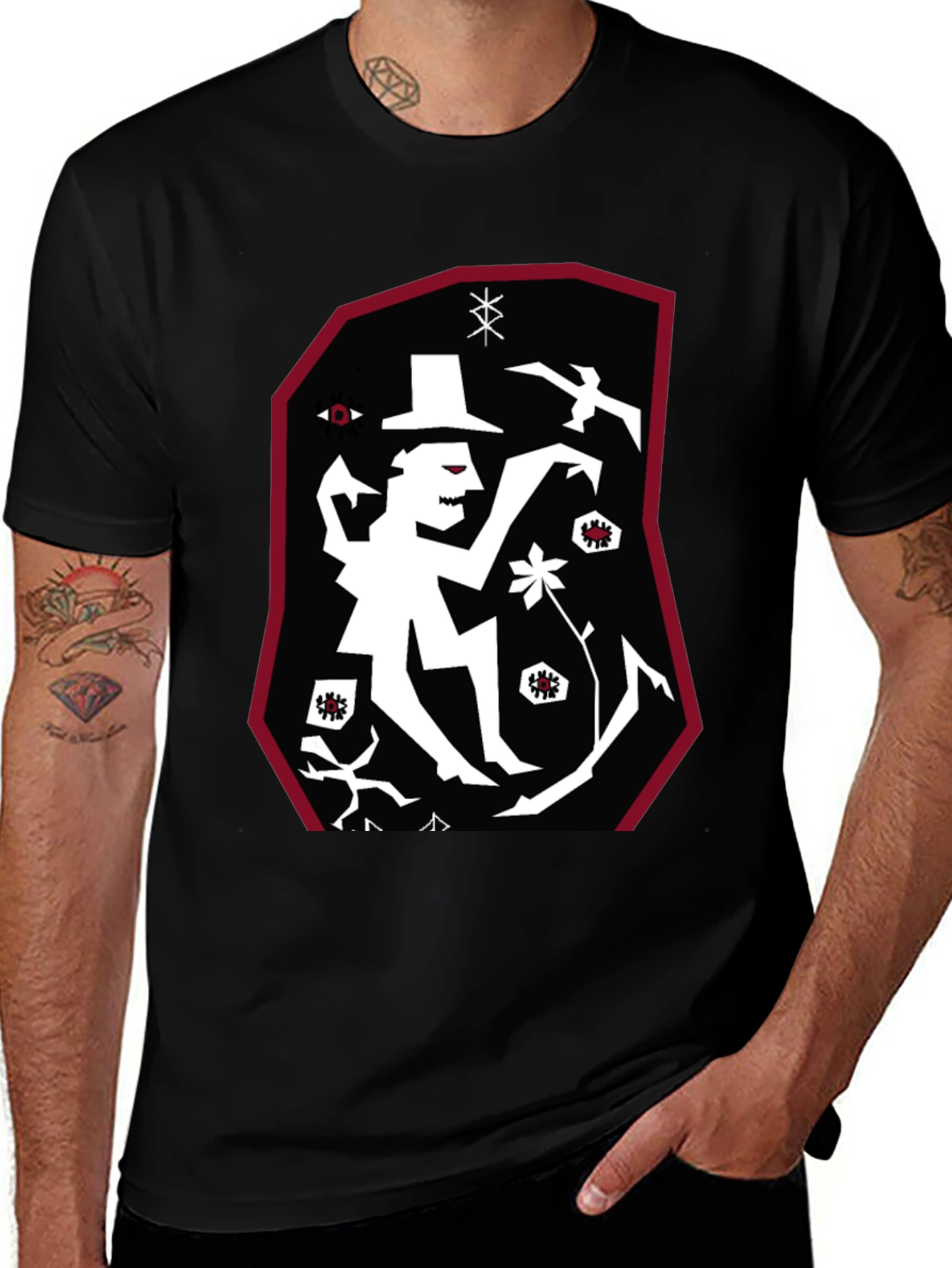 Unique Graphic Print T-Shirt - Eye-Catching Design
