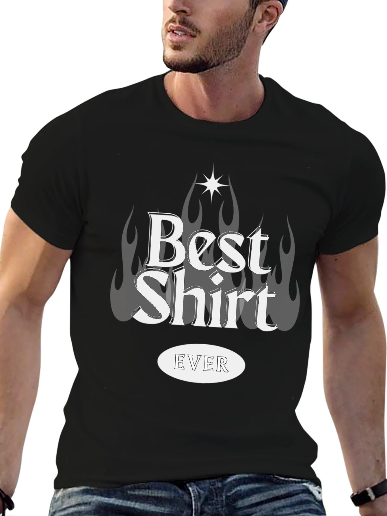 Best Shirt Ever - Graphic Print T-Shirt