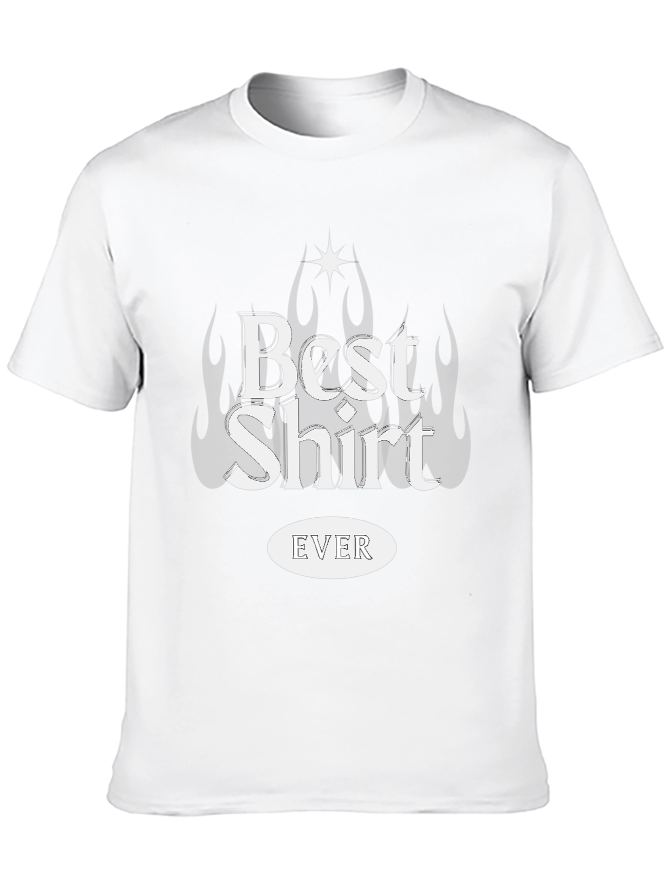 Best Shirt Ever - Graphic Print T-Shirt