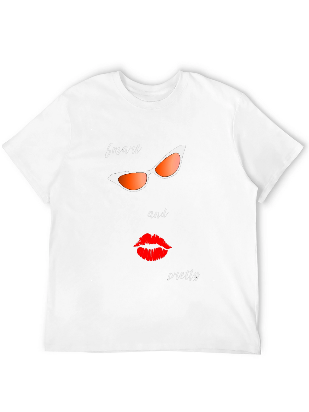 Smart & Pretty Graphic Tee - Stylish Black T-Shirt