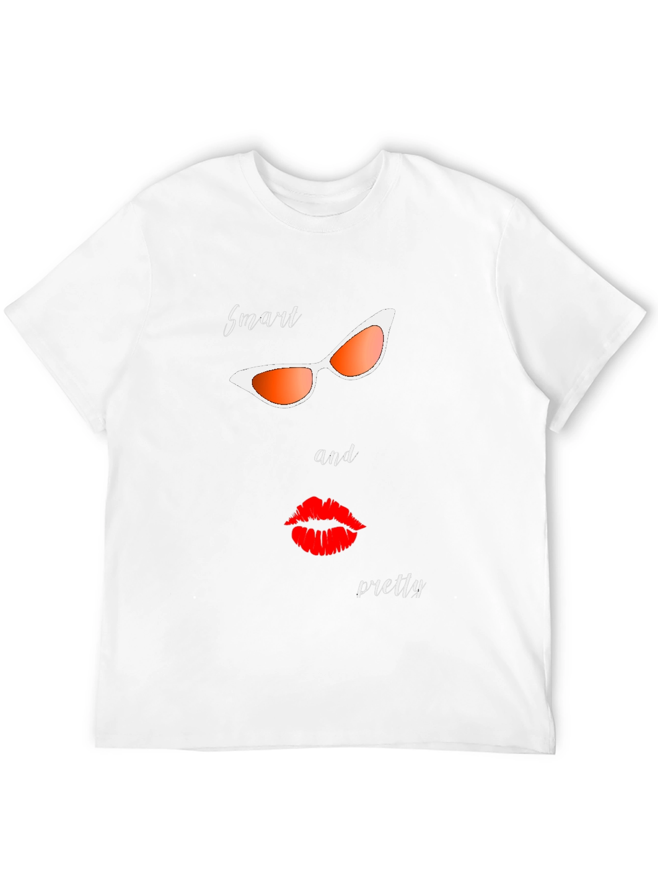 Smart & Pretty Graphic Tee - Stylish Black T-Shirt