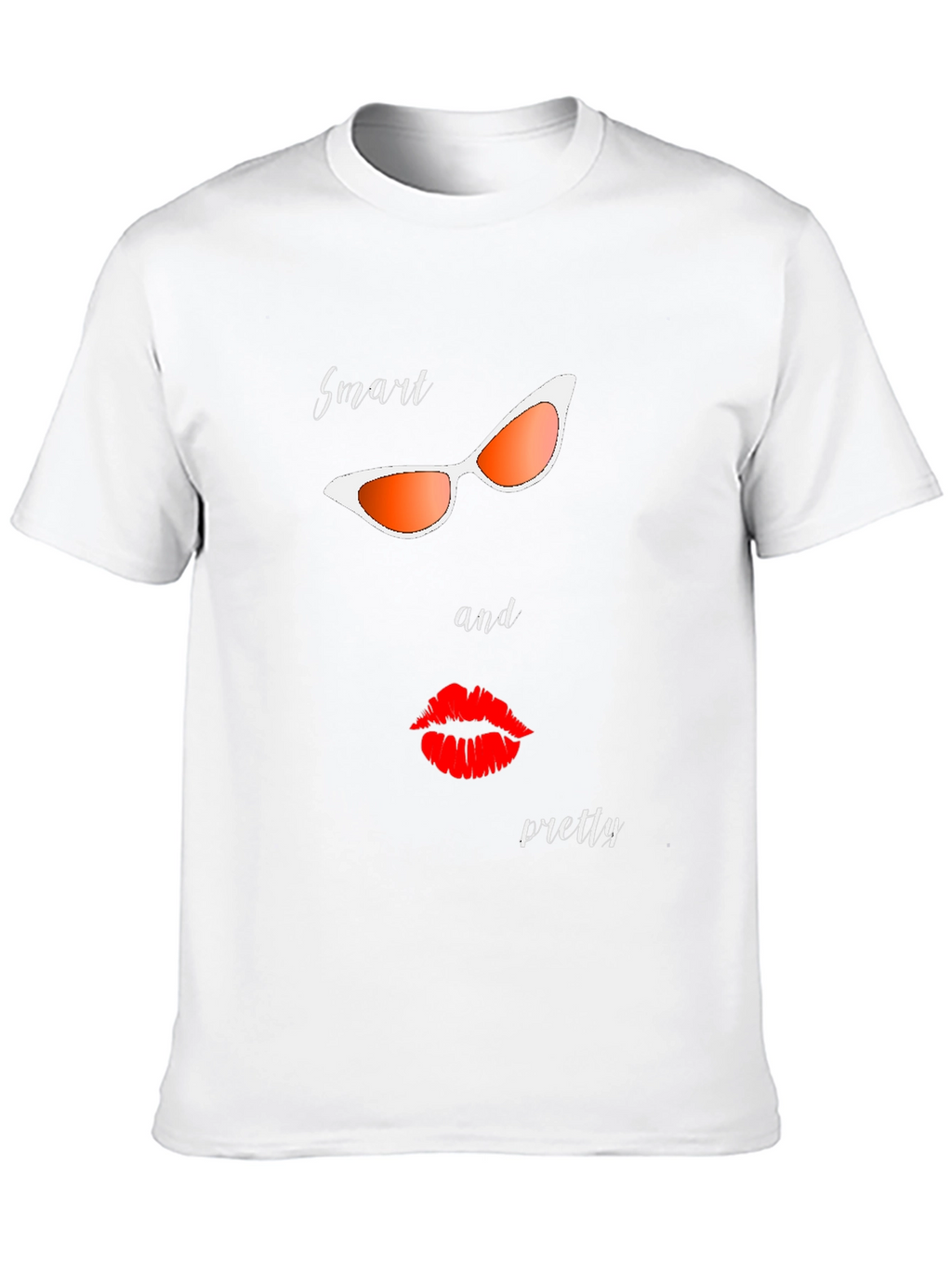 Smart & Pretty Graphic Tee - Stylish Black T-Shirt