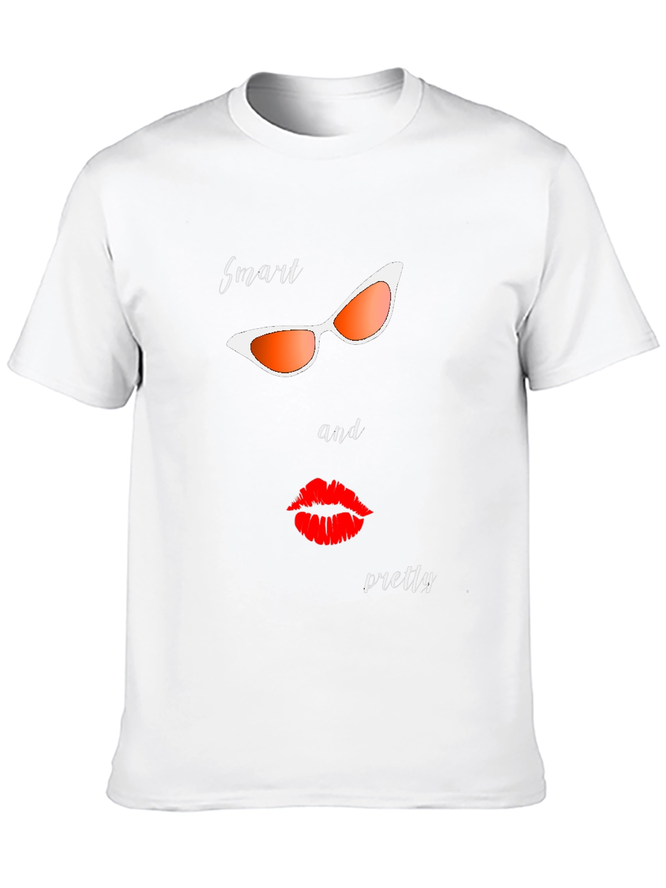 Smart & Pretty Graphic Tee - Stylish Black T-Shirt