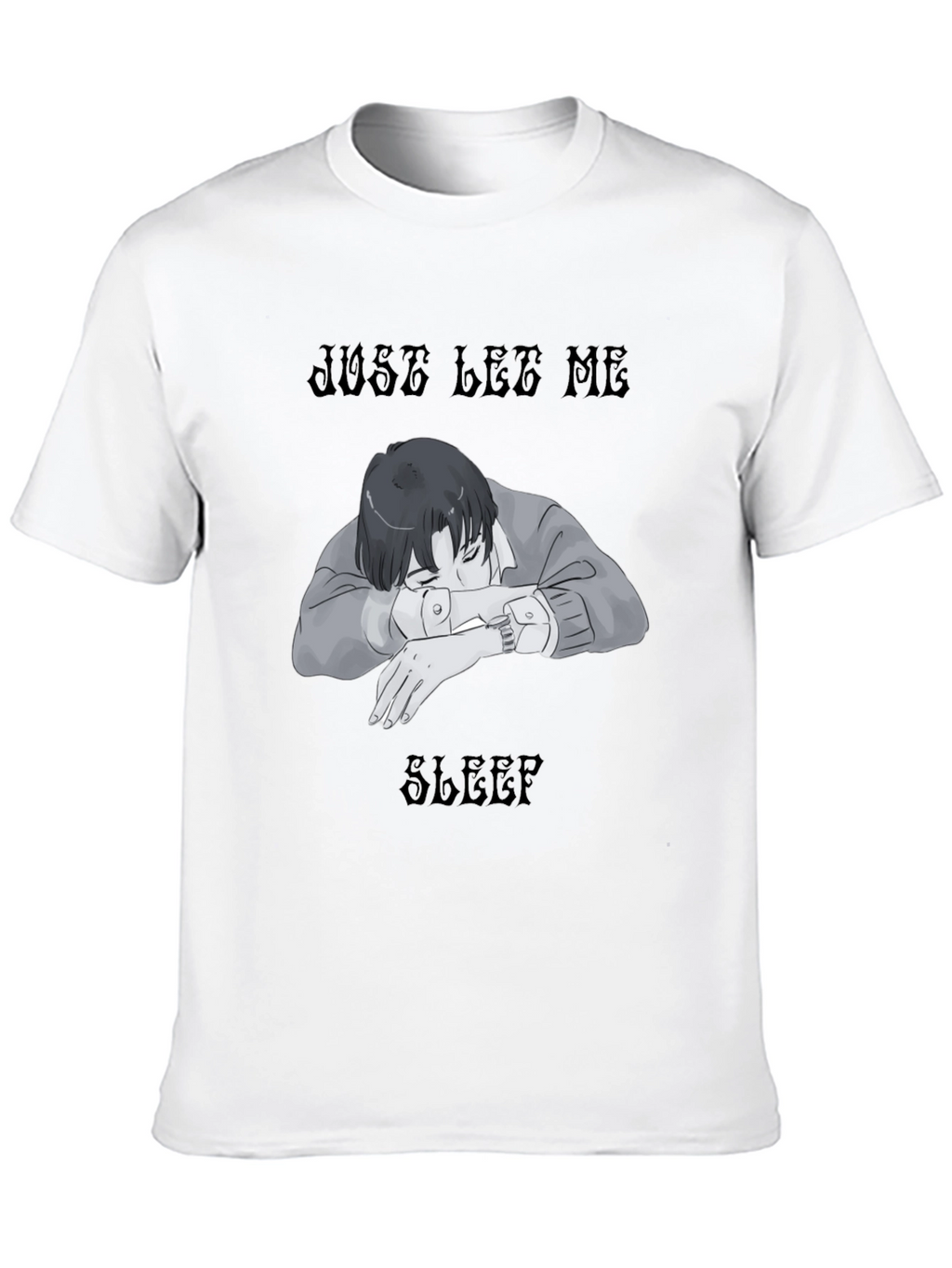 Just Let Me Sleep Black T-Shirt