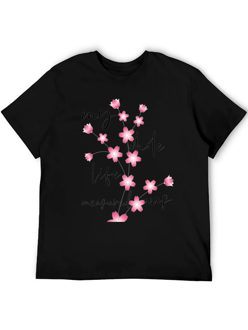 Floral Graphic Tee: My Whole Life Measured