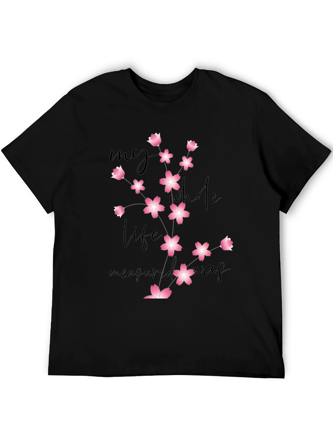 Floral Graphic Tee: My Whole Life Measured