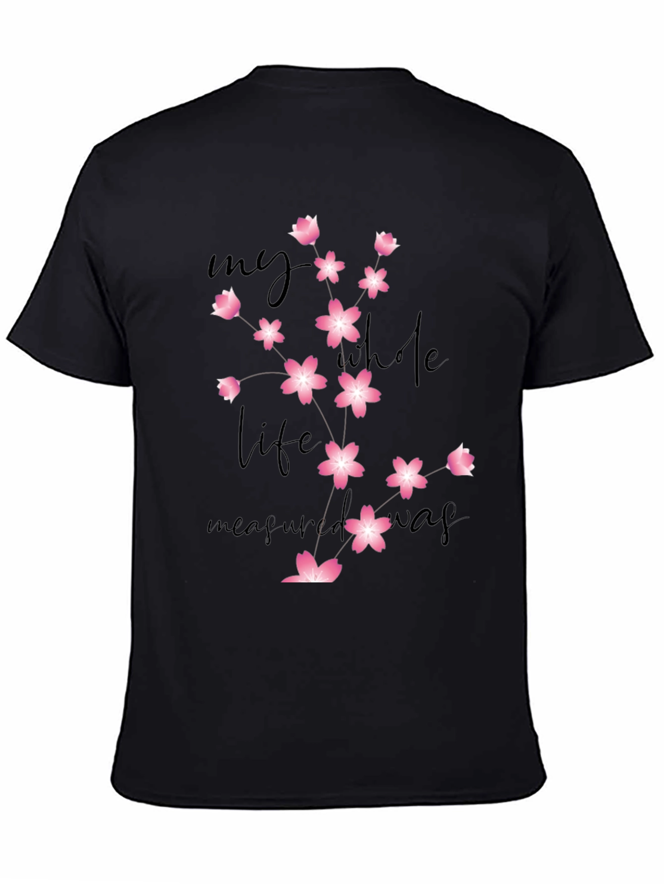 Floral Graphic Tee: My Whole Life Measured