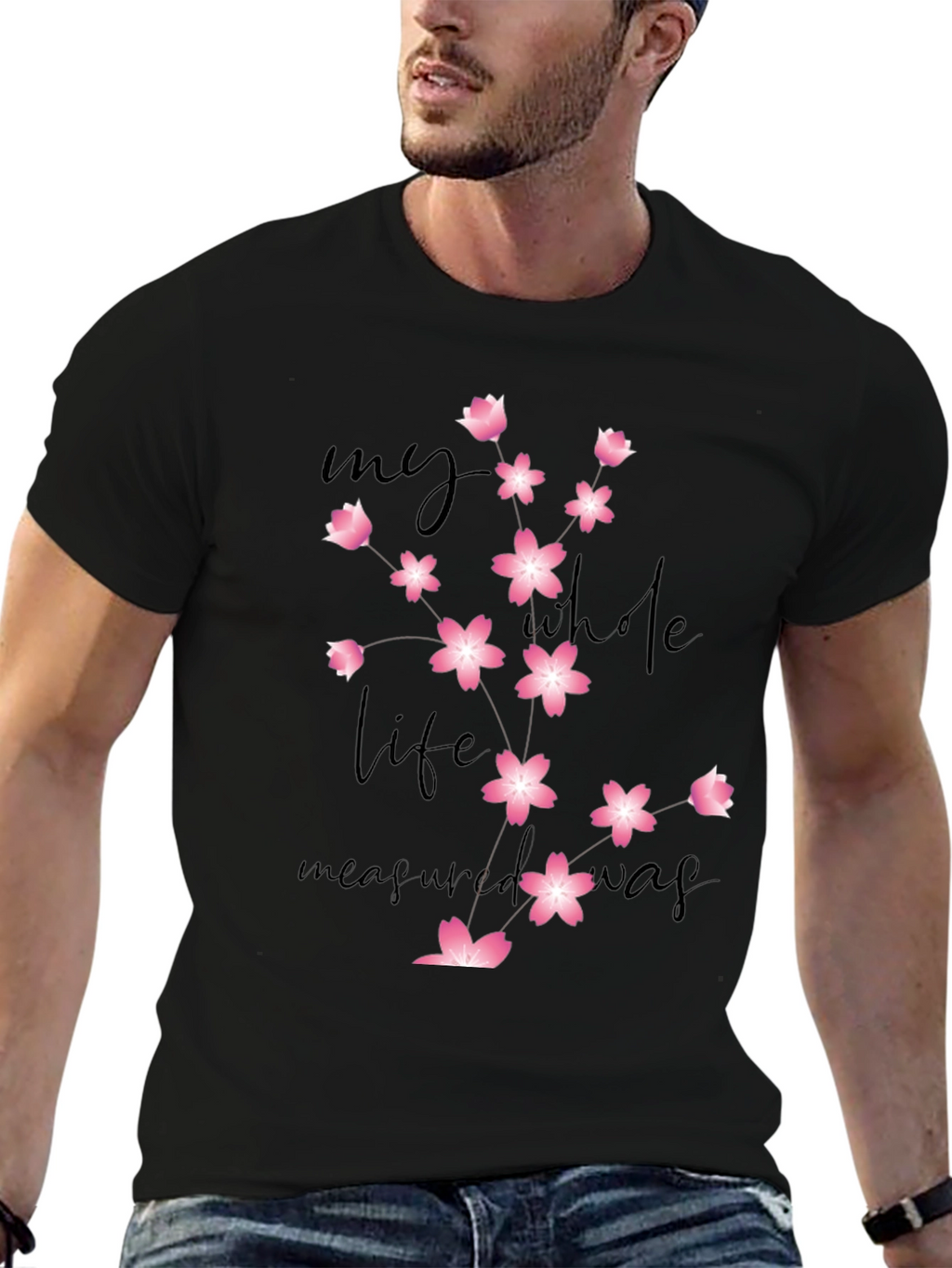 Floral Graphic Tee: My Whole Life Measured