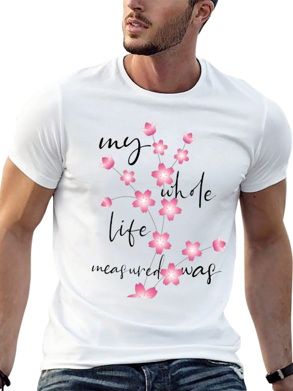 Floral Graphic Tee: My Whole Life Measured