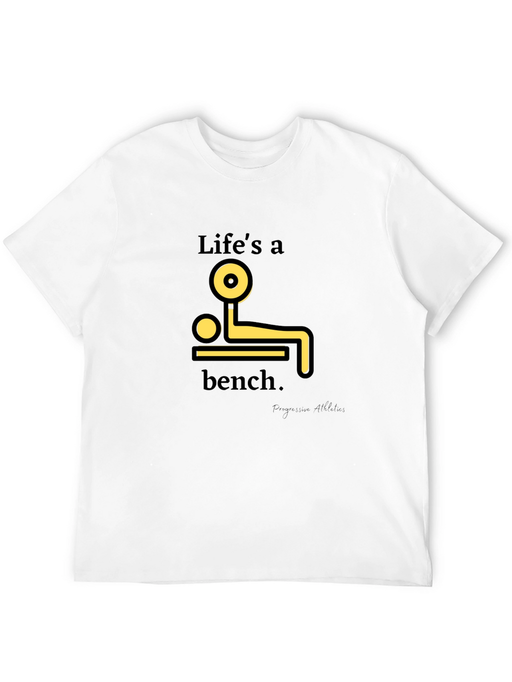 Lifes a Bench T-Shirt - Black Graphic Tee
