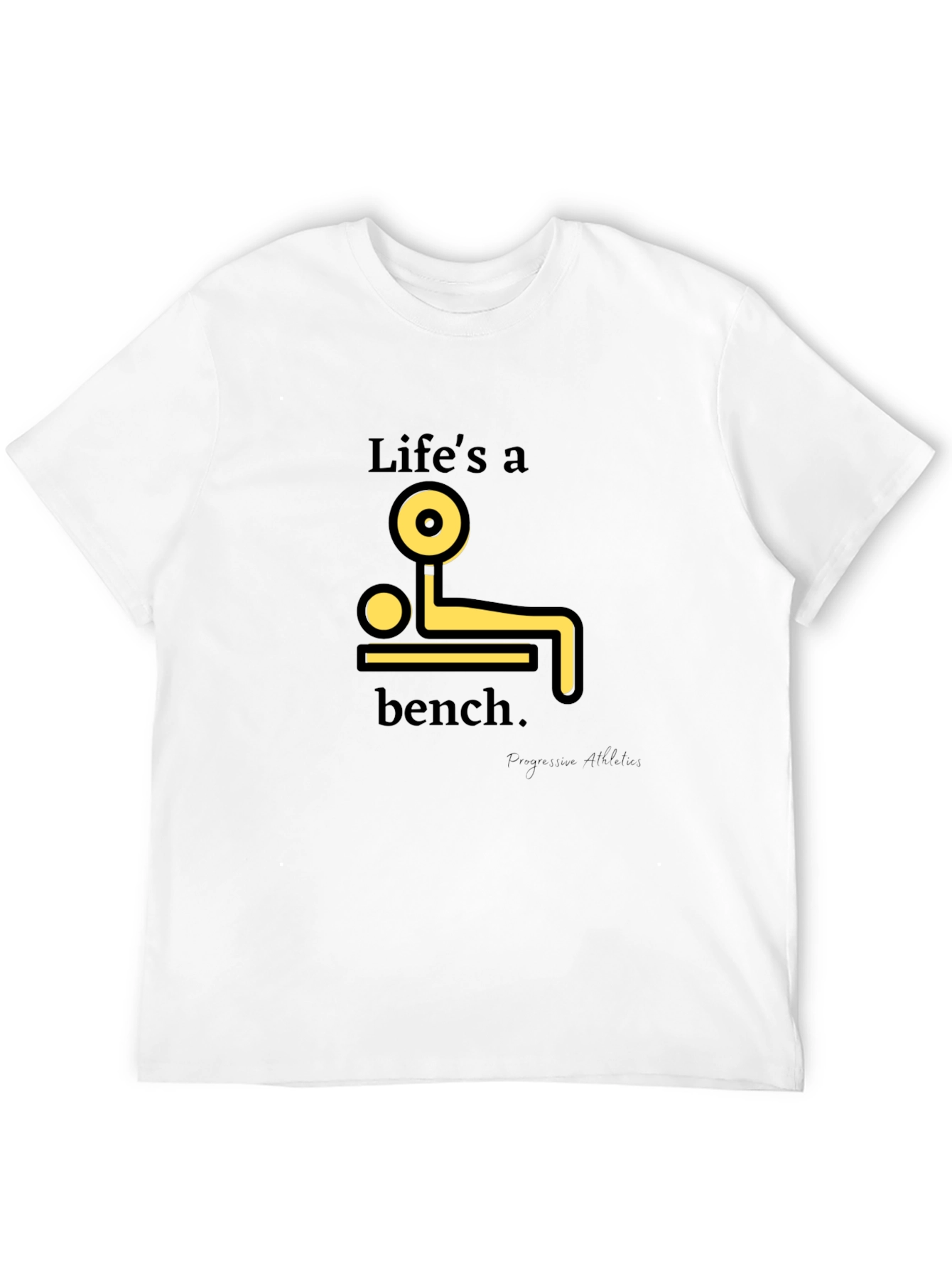 Lifes a Bench T-Shirt - Black Graphic Tee