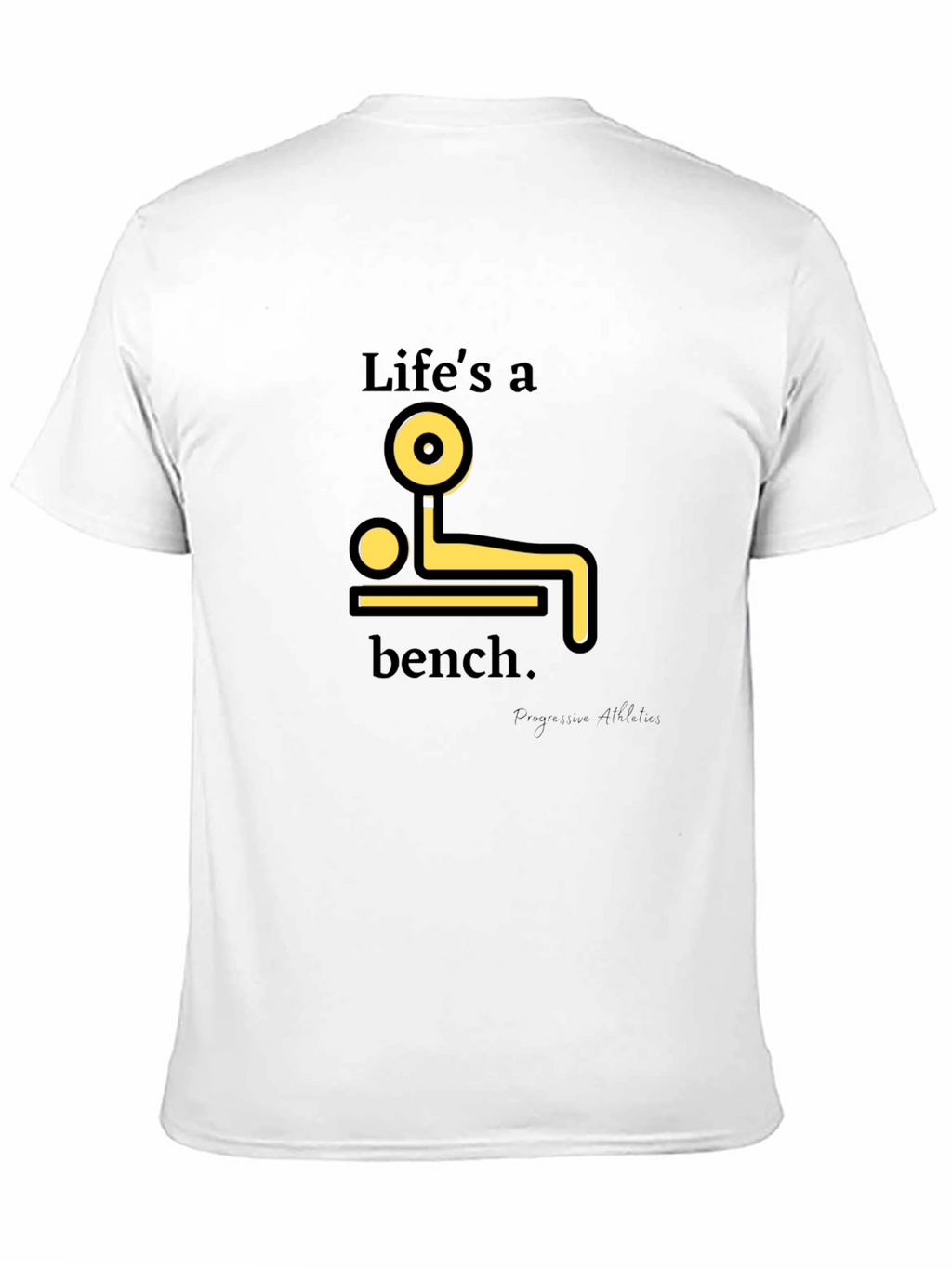 Lifes a Bench T-Shirt - Black Graphic Tee