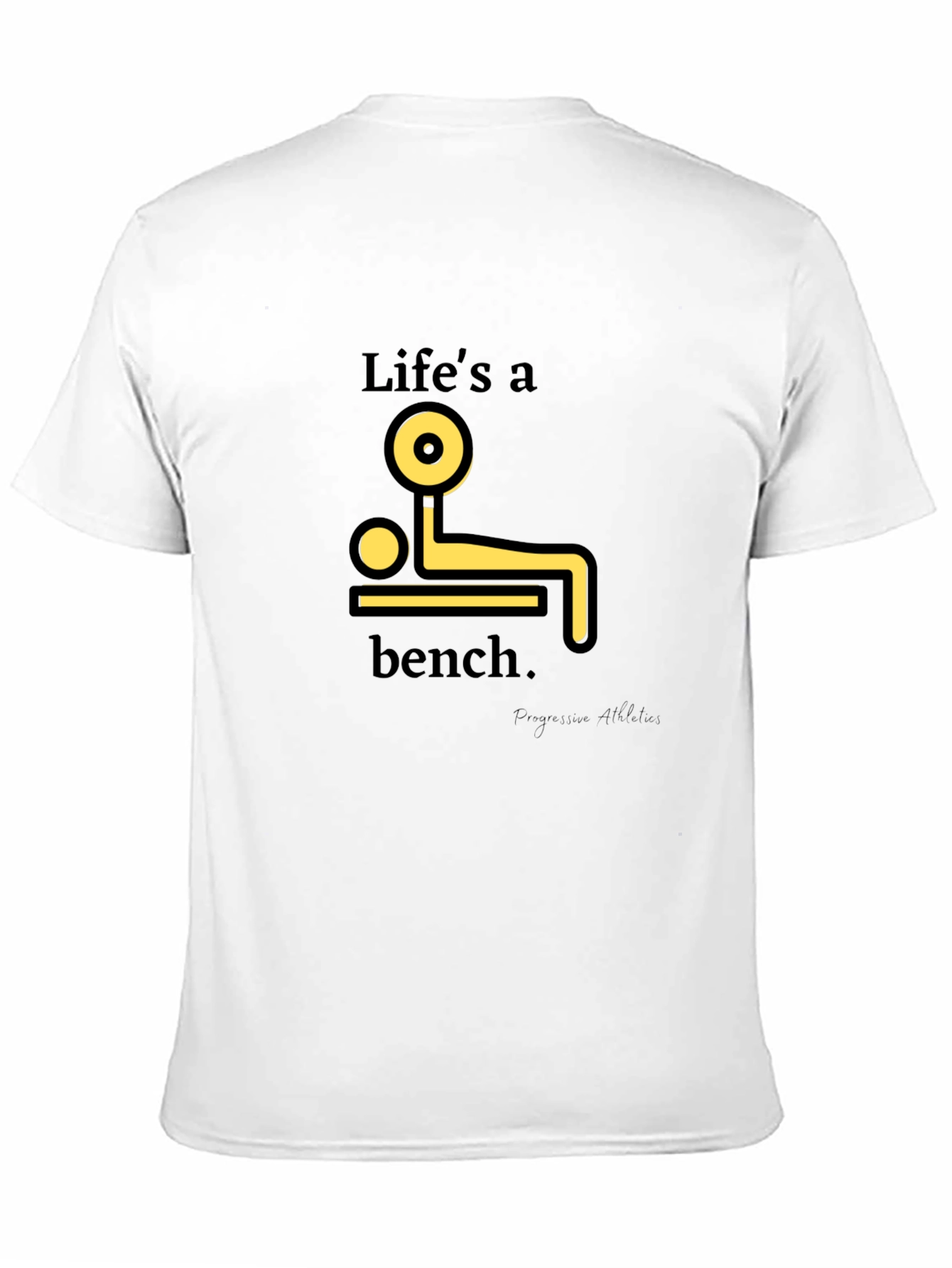Lifes a Bench T-Shirt - Black Graphic Tee