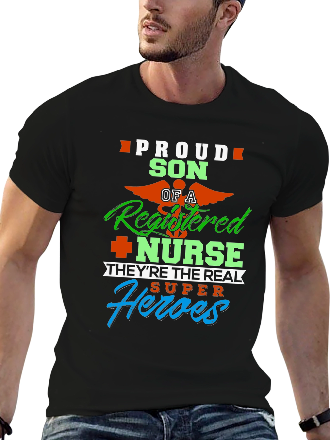 Proud Son of a Registered Nurse Graphic Tee