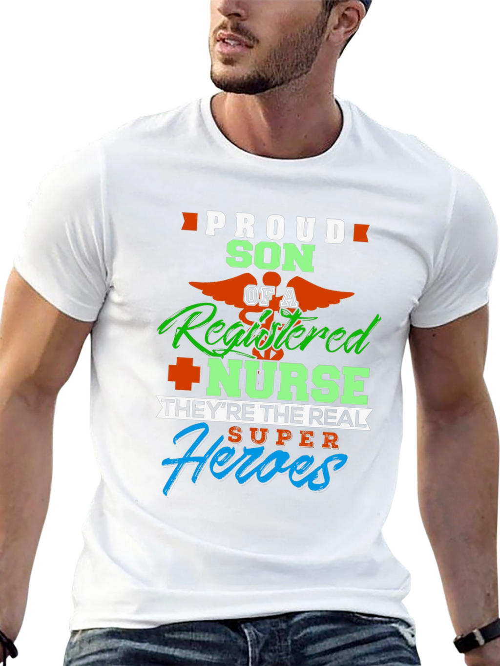 Proud Son of a Registered Nurse Graphic Tee