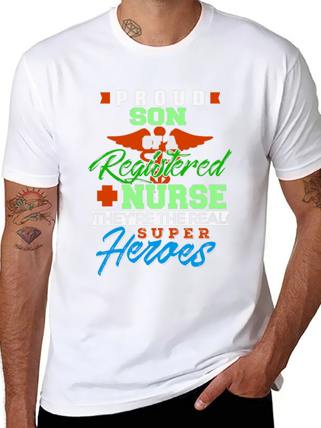 Proud Son of a Registered Nurse Graphic Tee