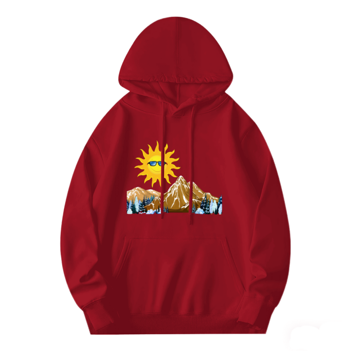 Mountain Peak Hoodie - Adventure Outdoor Graphic Sweatshirt for Climbers & Hikers