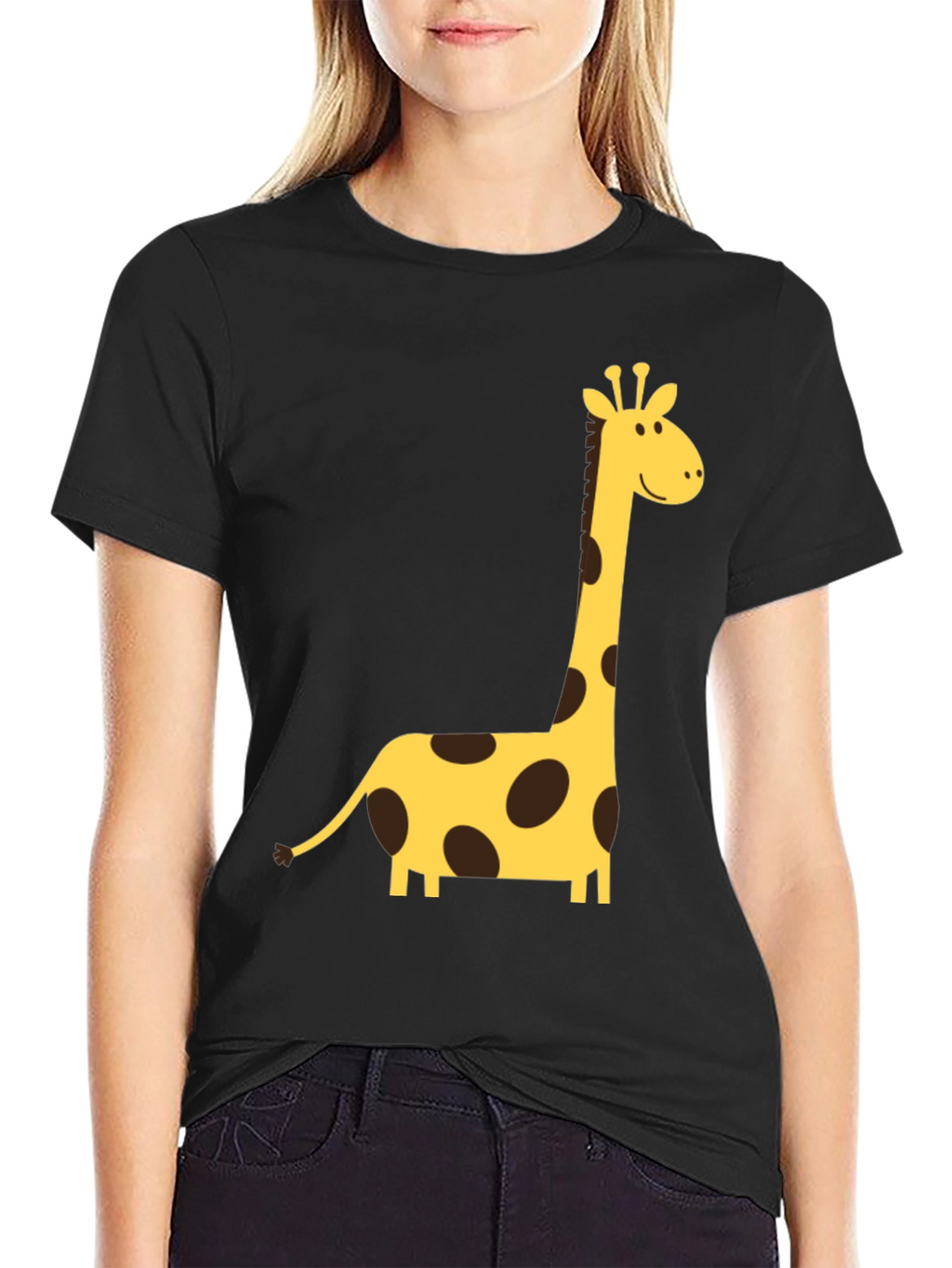 Giraffe Graphic Tee - Fun Animal Print Shirt