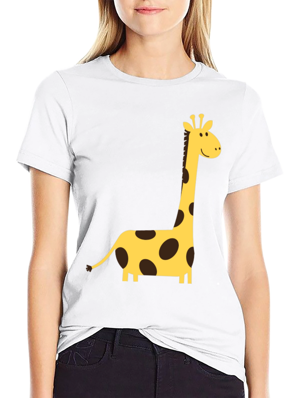 Giraffe Graphic Tee - Fun Animal Print Shirt
