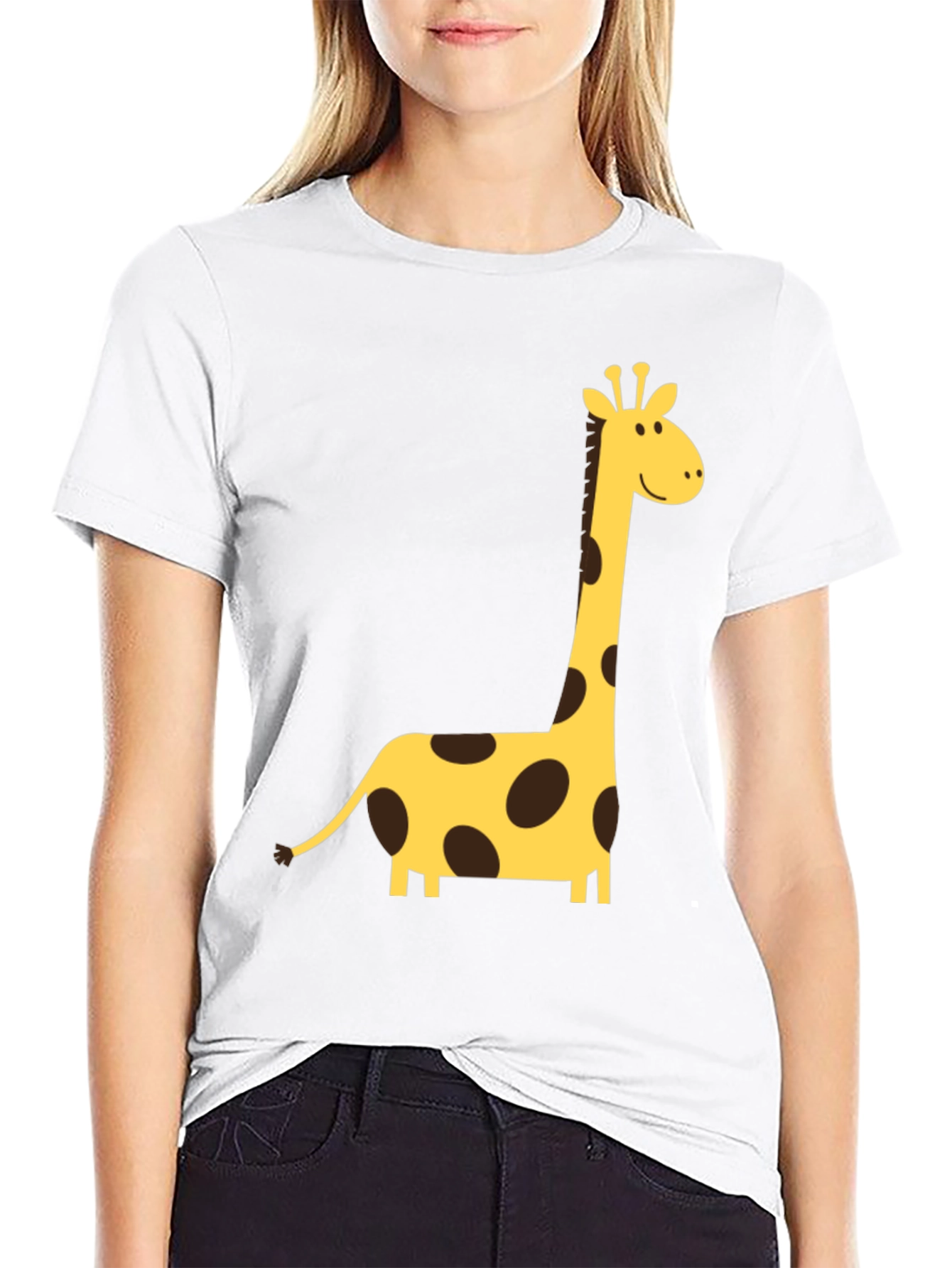 Giraffe Graphic Tee - Fun Animal Print Shirt