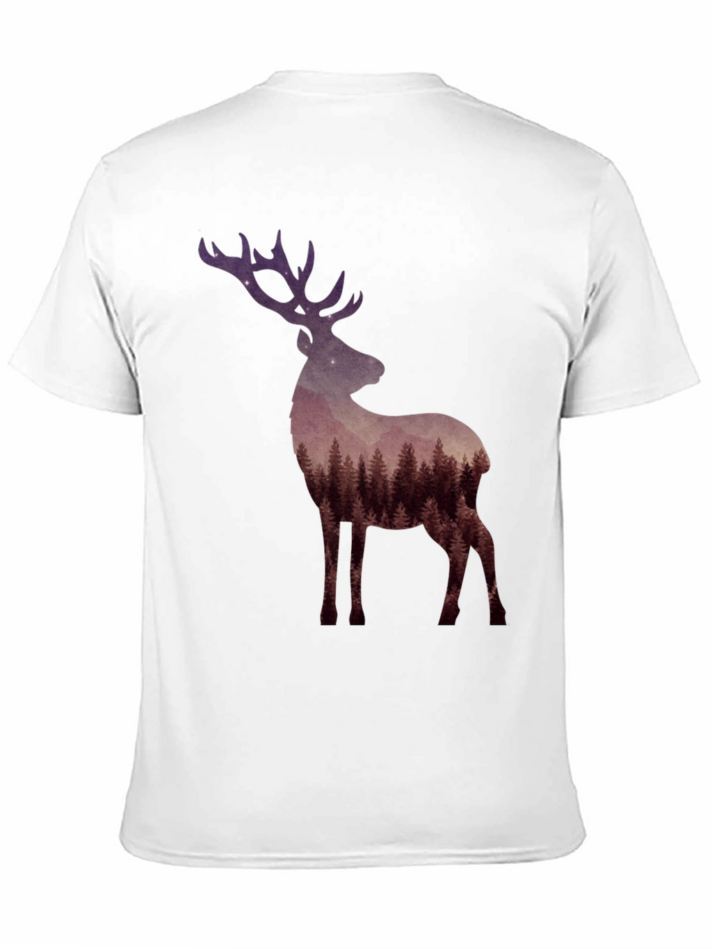 Forest Deer Graphic Tee - Nature Lovers T-Shirt