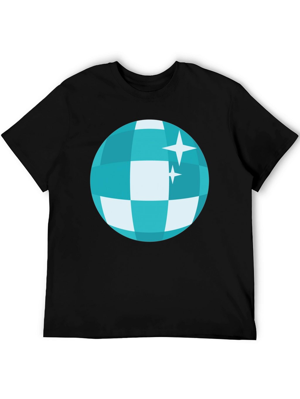 Disco Ball Graphic Tee - Retro Style