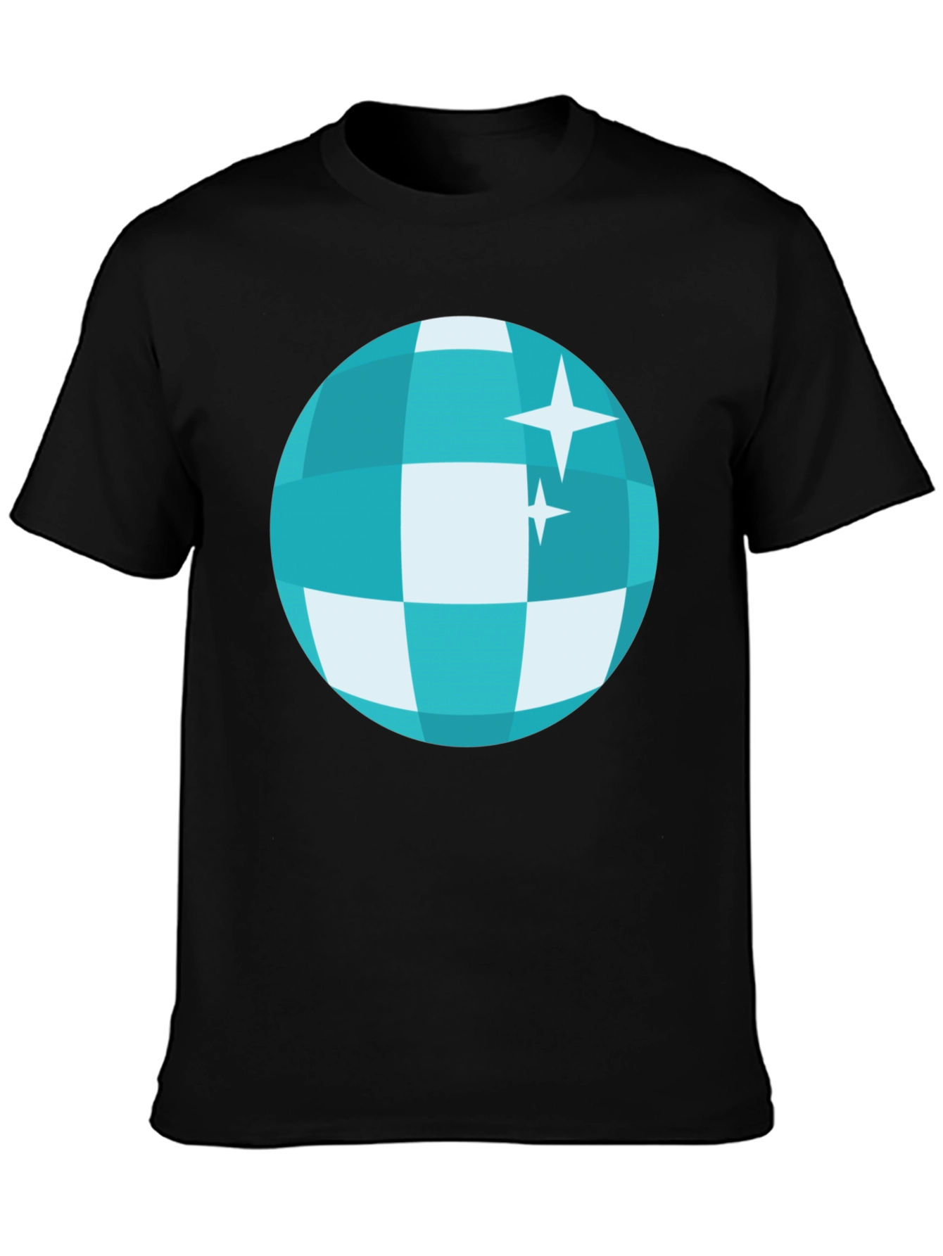 Disco Ball Graphic Tee - Retro Style