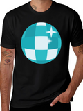 Disco Ball Graphic Tee - Retro Style