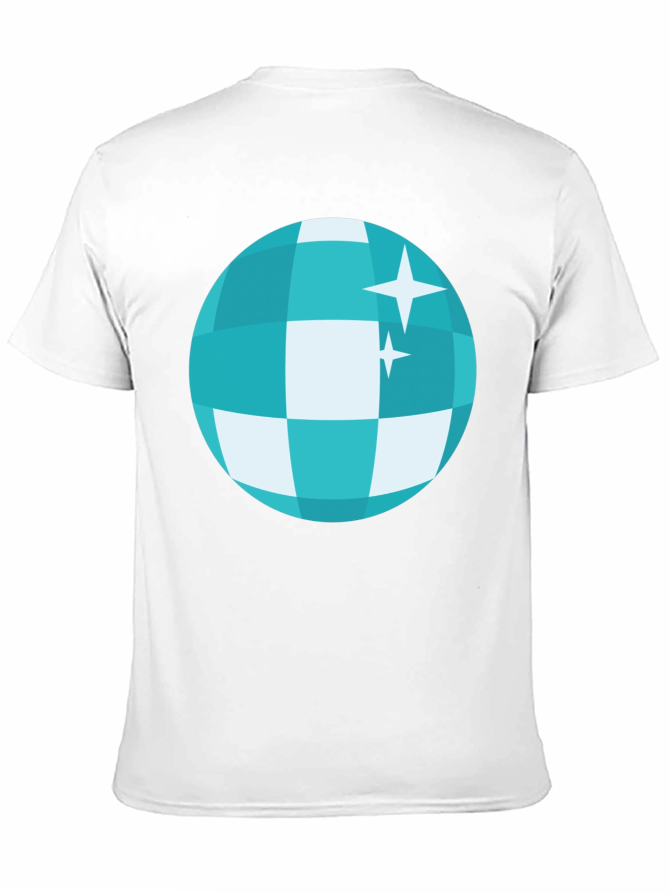 Disco Ball Graphic Tee - Retro Style