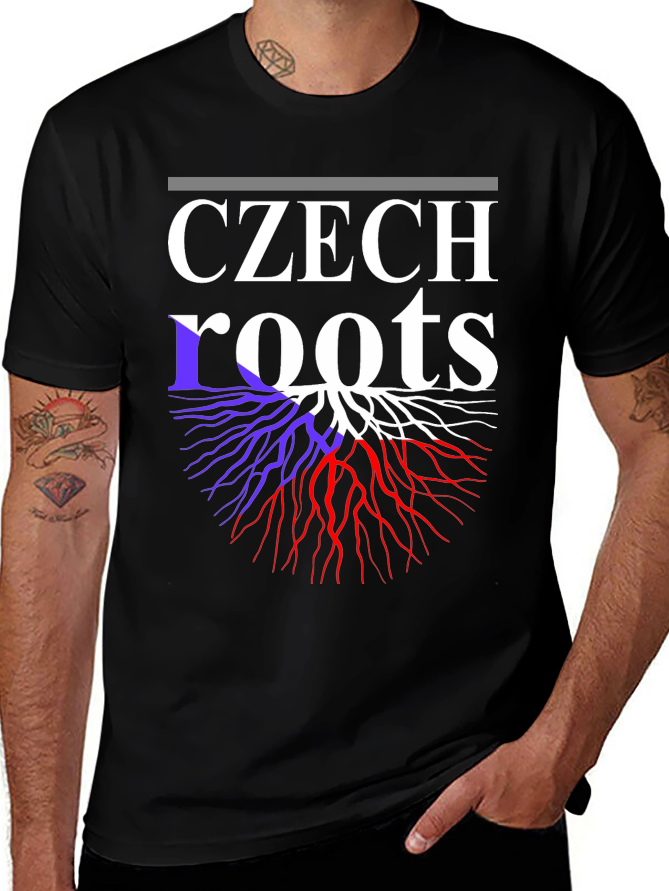 Czech Roots T-Shirt Country Pride Heritage Tee