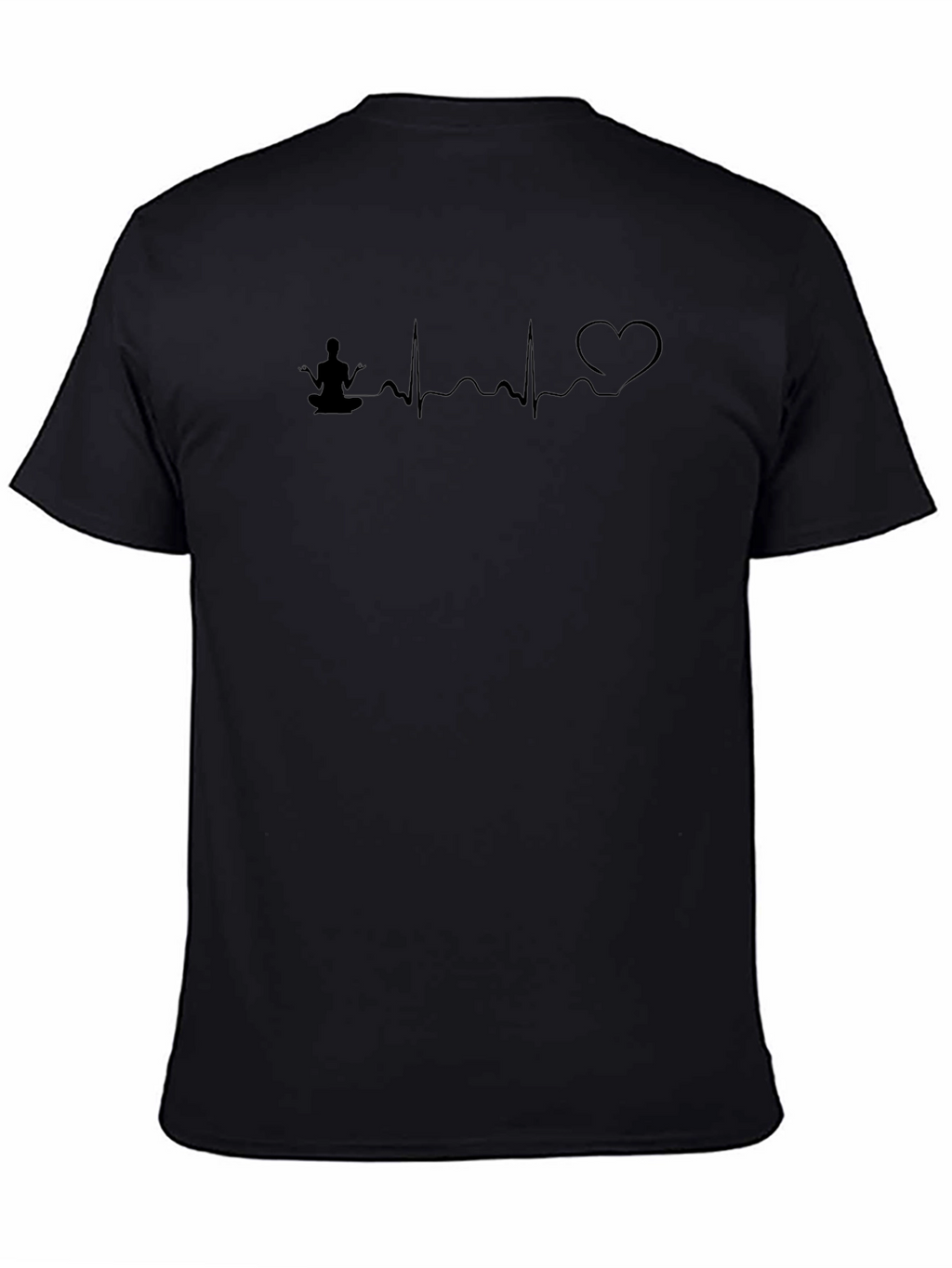 Yoga Heartbeat T-Shirt - Meditative Design
