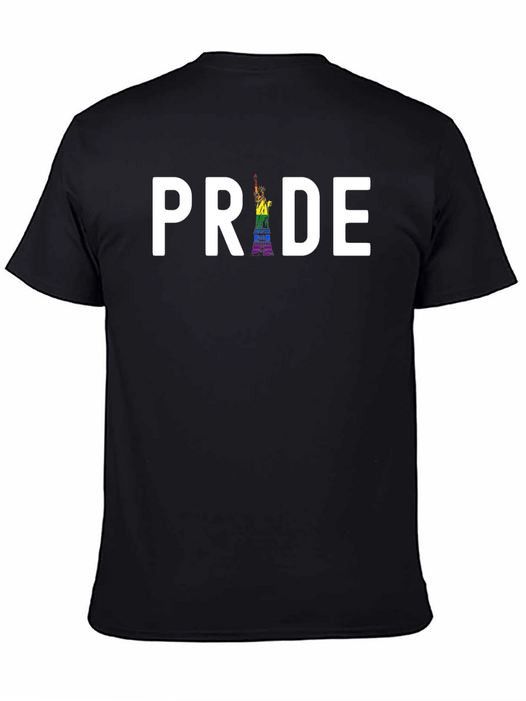 Pride Statue of Liberty Graphic Tee - Black