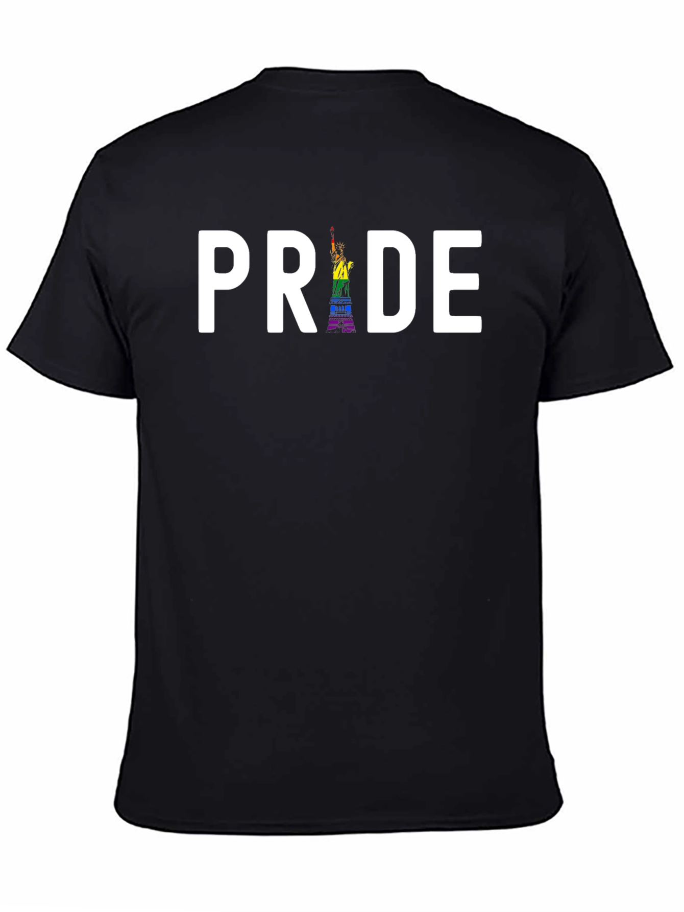 Pride Statue of Liberty Graphic Tee - Black