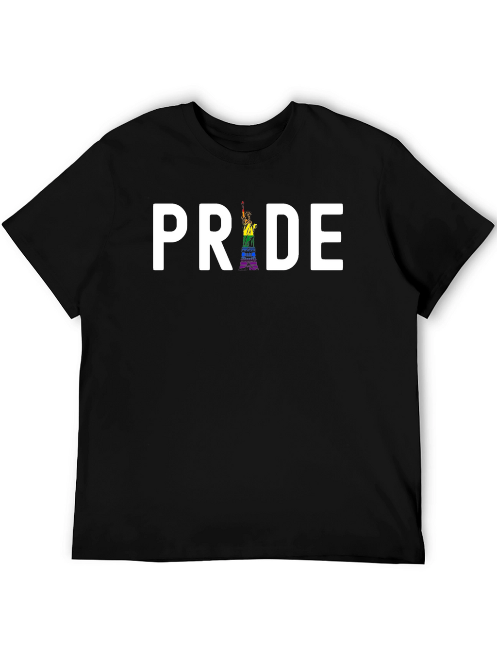 Pride Statue of Liberty Graphic Tee - Black