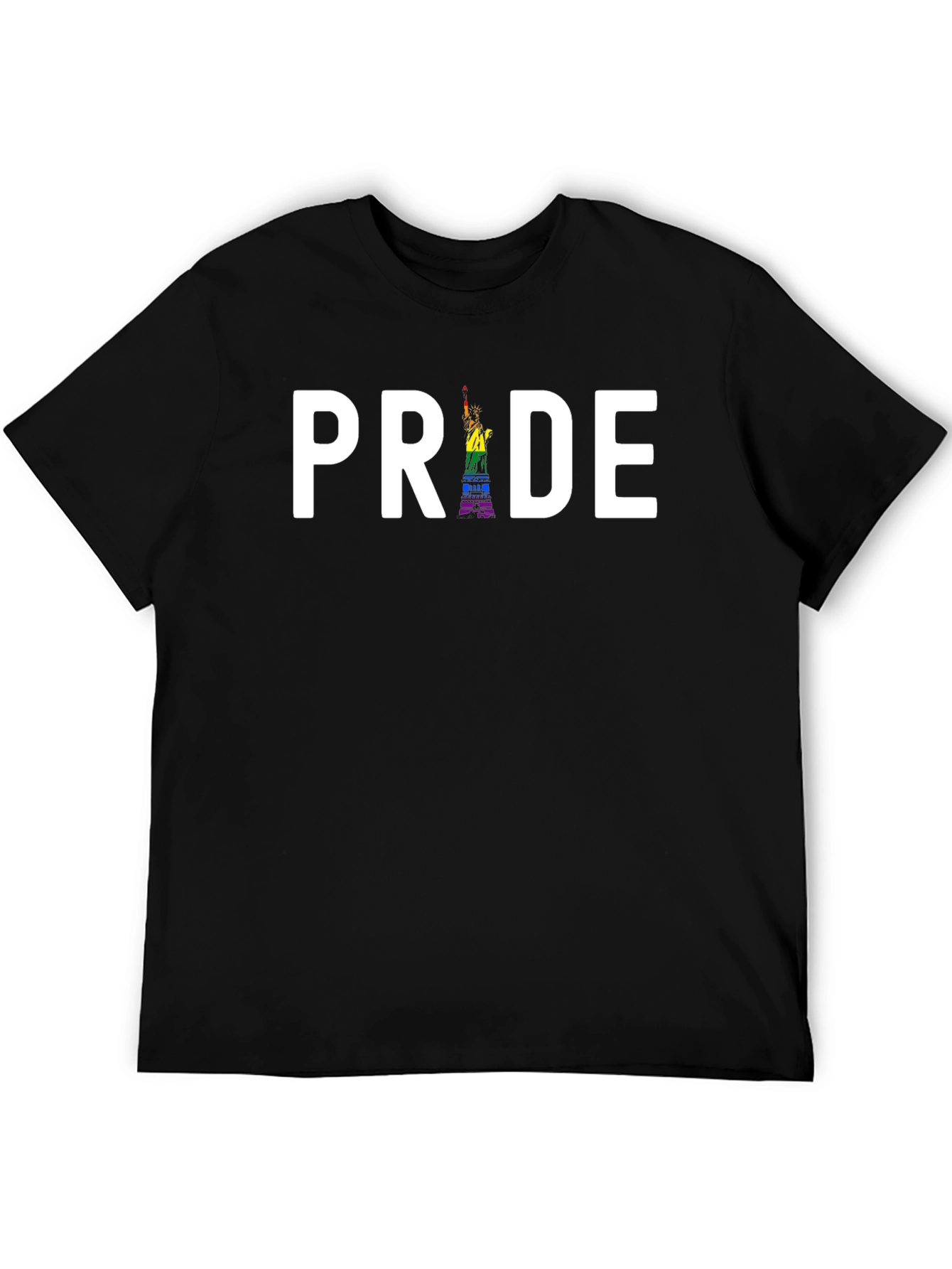 Pride Statue of Liberty Graphic Tee - Black