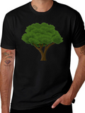 Black Tree Graphic Tee - Nature Inspired