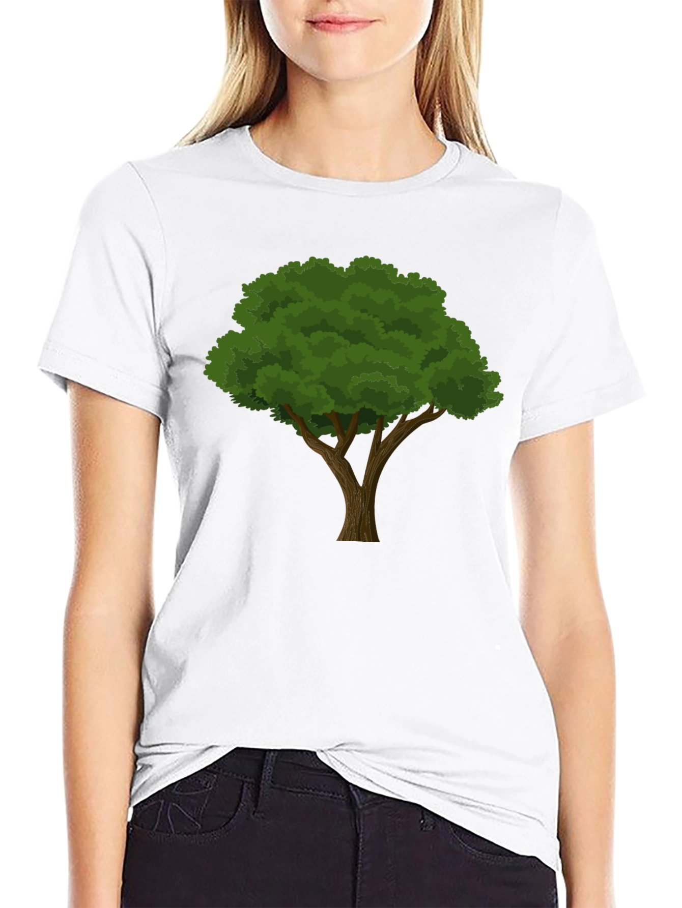 Black Tree Graphic Tee - Nature Inspired