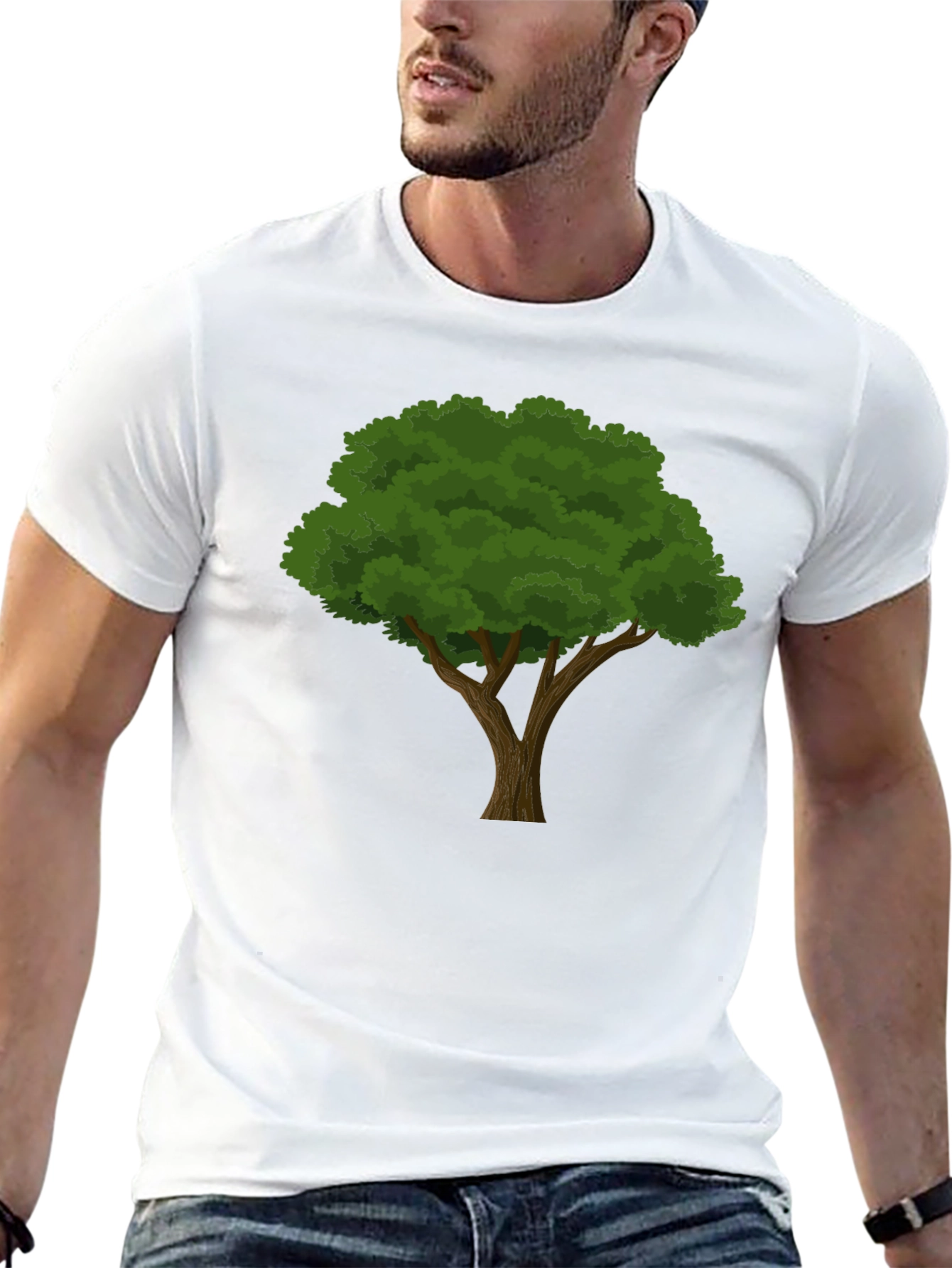 Black Tree Graphic Tee - Nature Inspired
