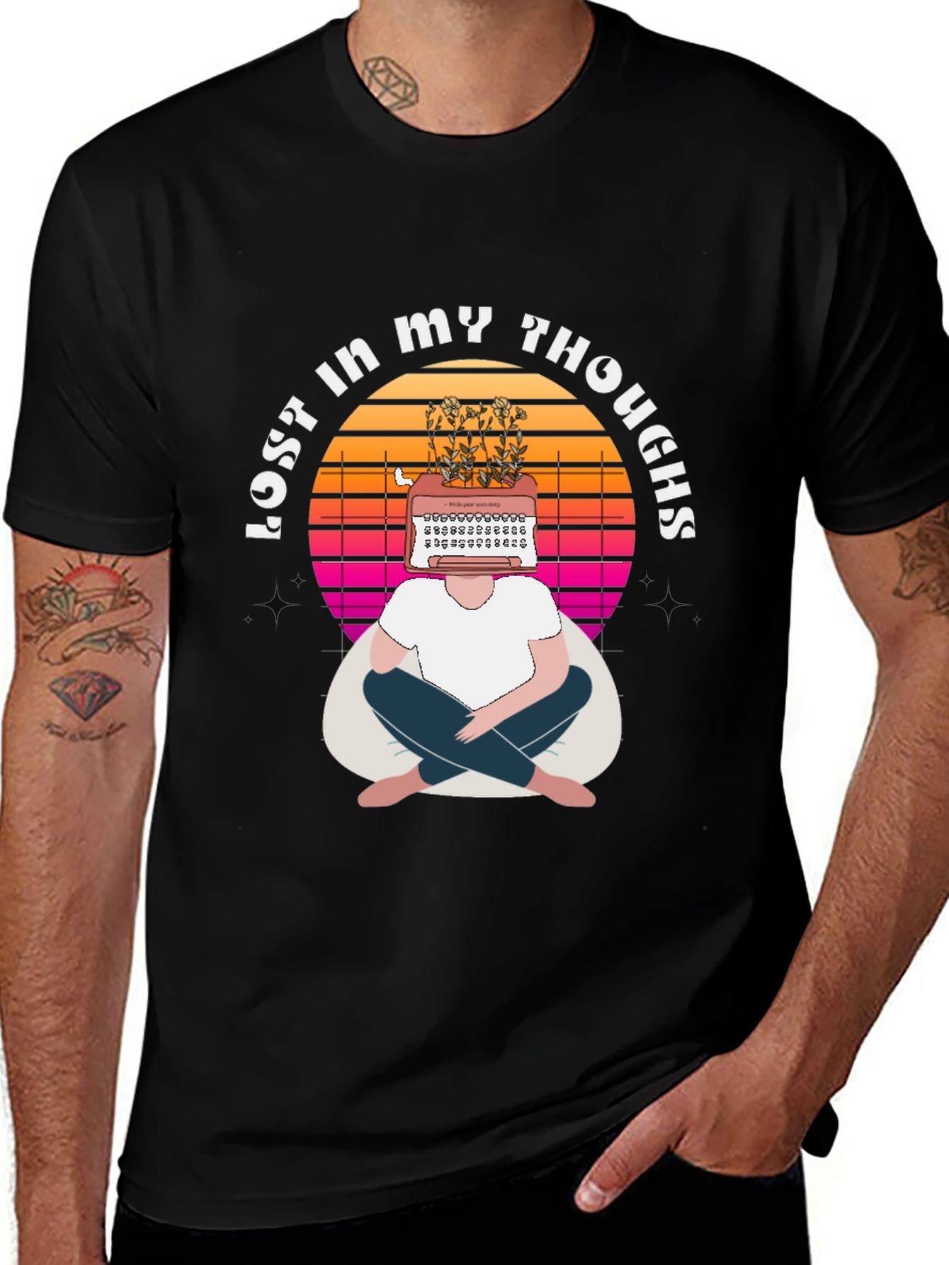 Lost In My Thoughts Graphic T-Shirt